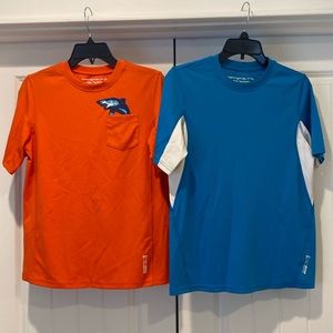 2 ZeroXposur Boys UPF 50+ Sun Protection Rashguards Youth Size XL 18-20